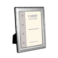 Carrs Silver - Reed & Ribbon Sterling Silver Photo Frame With Grey Velvet Back