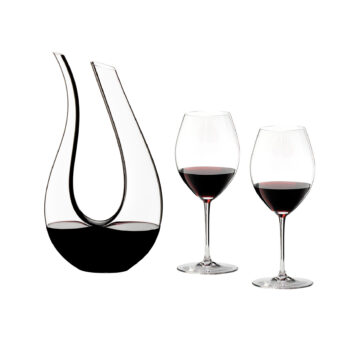 Riedel Decanter Black Tie Amadeo + Sommeliers Hermitage (Syrah) (Set of 3)