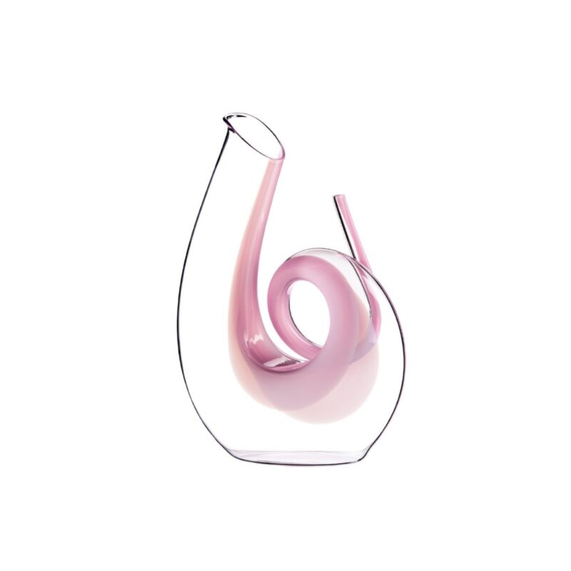 Riedel Curly Pink Decanter