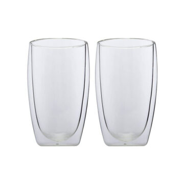 Maxwell & Williams Blend Double Wall Cup 450ML Set of 2 Gift Boxed