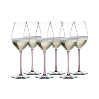 Riedel Fatto A Mano Champagne Pink Gift Set (Set of 6)