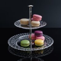 Nachtmann Bossa Nova Two-Tier Tray/ Cake Stand Small