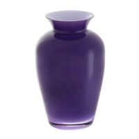 Dartington Amethyst & White Vase 13.5cm
