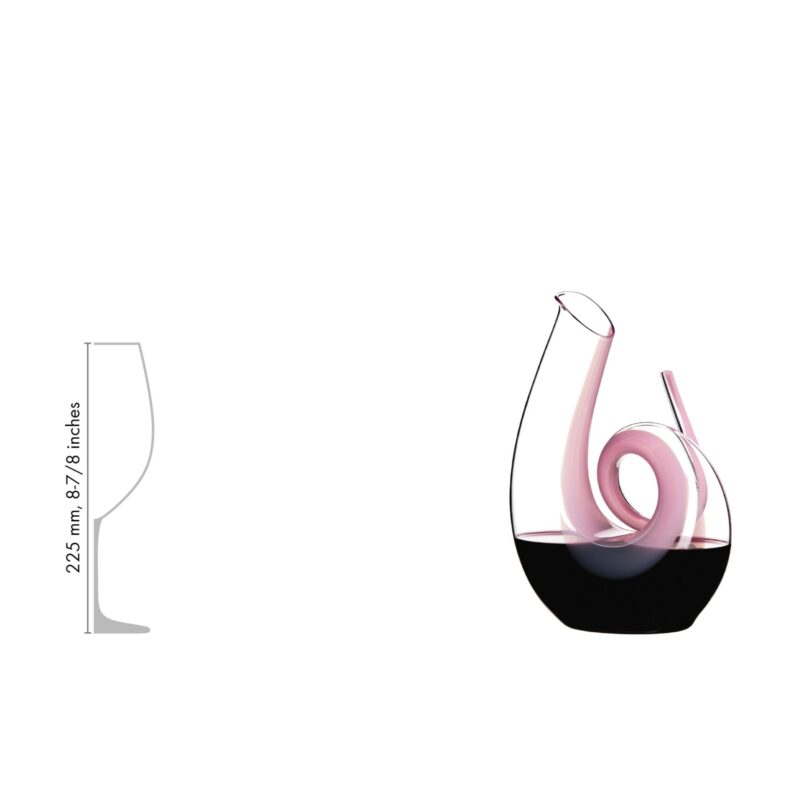 Riedel Curly Pink Decanter