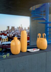 Alessi Food A Porter Lunch Pot (Yellow)