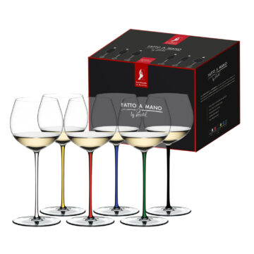 Riedel Fatto A Mano Oaked Chardonnay Gift Set (Set of 6)