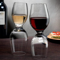 Nude Red or White Wine Glasses (Set of 2)