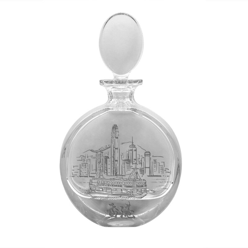 Bohemia Crystal Hong Kong Skyline Whisky Set (1 Decanter + 6 Tumblers)