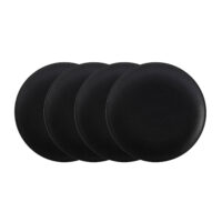 Maxwell & Williams Caviar Black Coupe Plate 15cm (Set of 4)