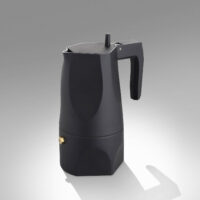 Alessi Ossidiana Espresso Coffee Maker 3 Cups (Black)