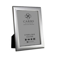 Carrs Silver - Berkeley Plain Sterling Silver Photo Frame With Black Wood Back