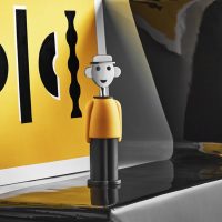 Alessi Alessandro M. Corkscrew Yellow & Black