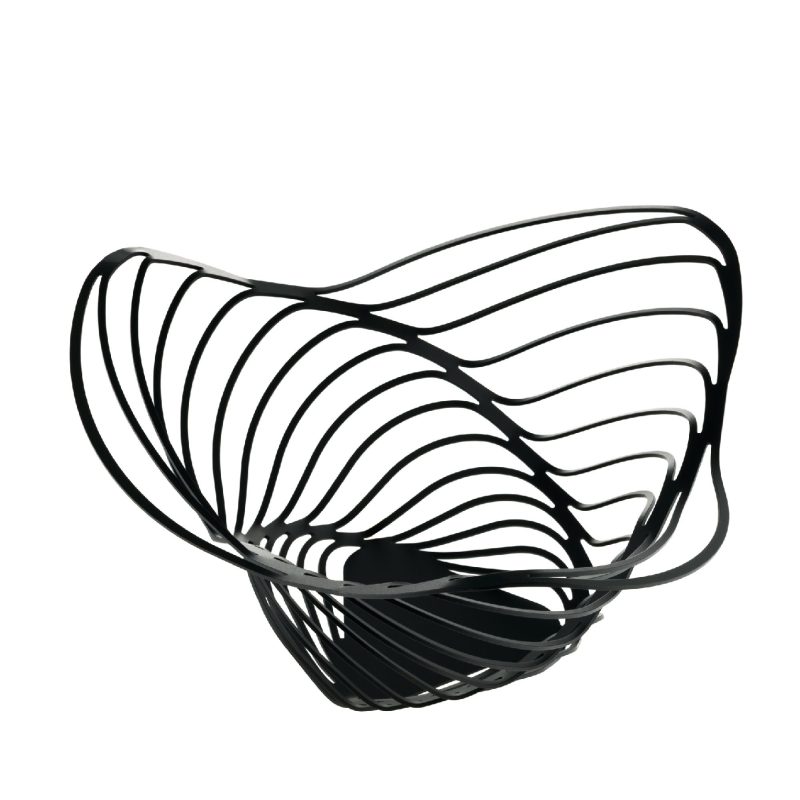 Alessi "Trinity" Citrus Basket - 16cm (Black)