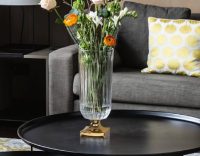 Nachtmann Minerva Vase - Gold Footed, 40cm | 15.9in