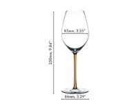 Riedel Fatto A Mano Gift Set Champagne Glass Set of 6 (Violet , Mint, Orange, Turquoise, Mauve, White)