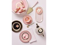 Maxwell & Williams Teas & C's Regency Demi Cup & Saucer 100ML Set of 2 Black Gift Boxed