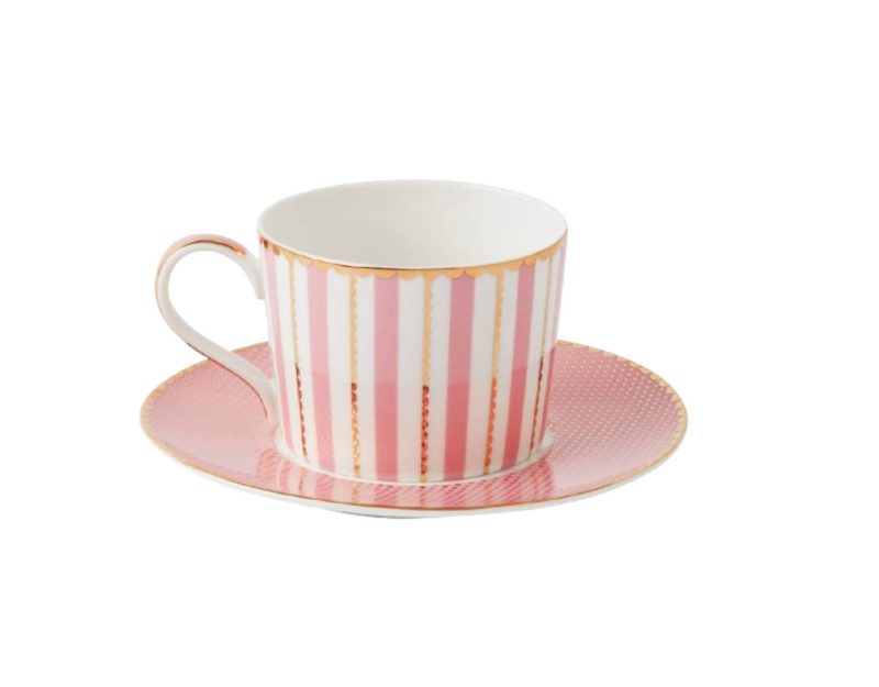 Maxwell & Williams Teas & C's Regency Cup & Saucer 240ML Pink Gift Boxed