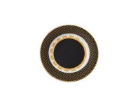 Maxwell & Williams Teas & C's Regency Rim Plate 19.5cm Black Gift Boxed