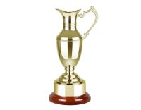 Swatkins Gold Finish Endurance Laurel Claret Jug