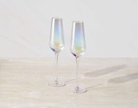 Maxwell & Williams Glamour Flute 230ML Set of 2 Iridescent Gift Boxed