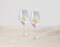 Maxwell & Williams Glamour Wine Glass 520ML Set of 2 Iridescent Gift Boxed