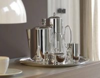 Zanetto Oval Tray 'Eye' Silver Plated