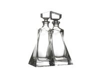Bohemia Crystal Decanter Lovers Whiskey 500ml (Set of 2)