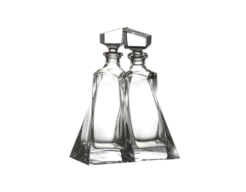 Bohemia Crystal Decanter Lovers Whiskey 500ml (Set of 2)