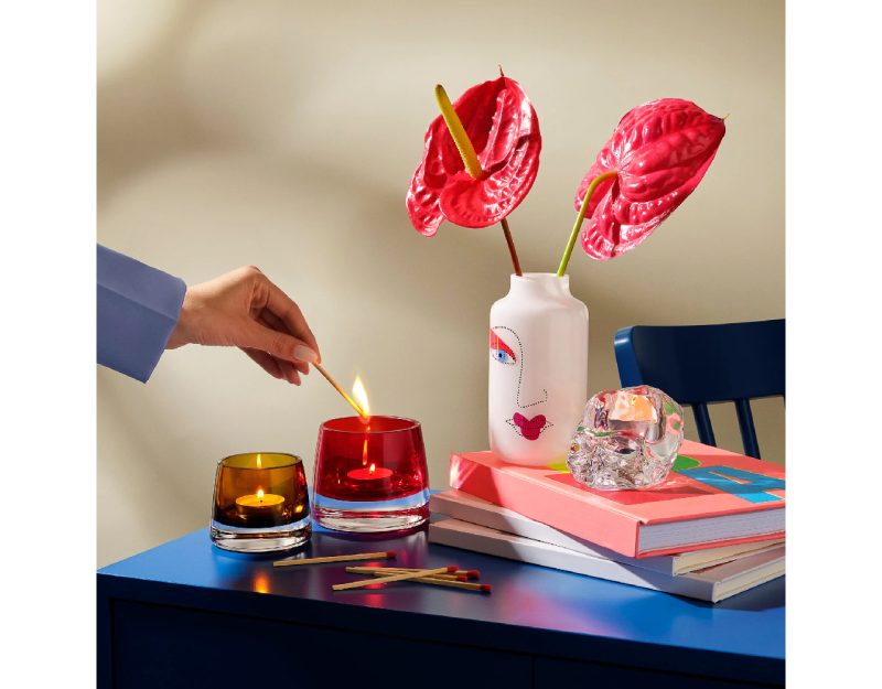 Nude Memento Mori Tealight Holder (Clear)