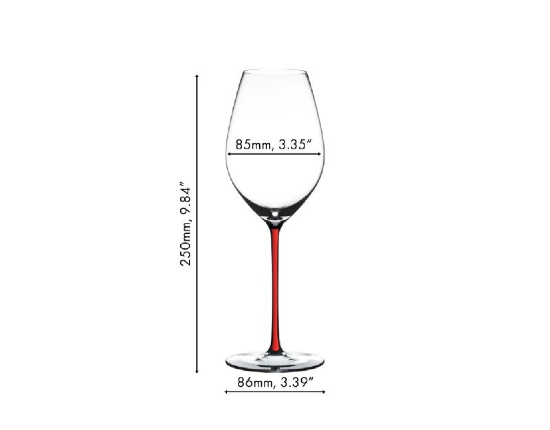 Riedel Fatto A Mano Champagne Wine Glass Red