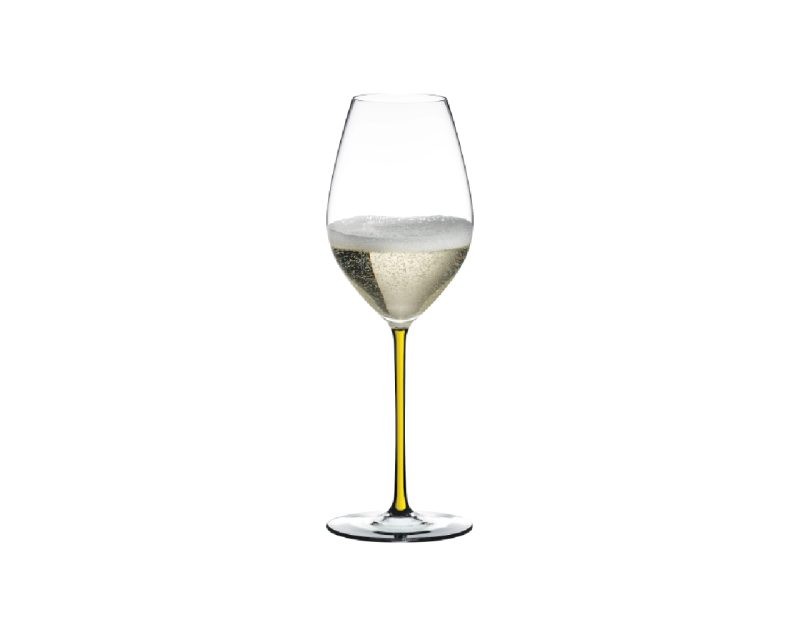 Riedel Fatto A Mano Champagne Wine Glass Yellow