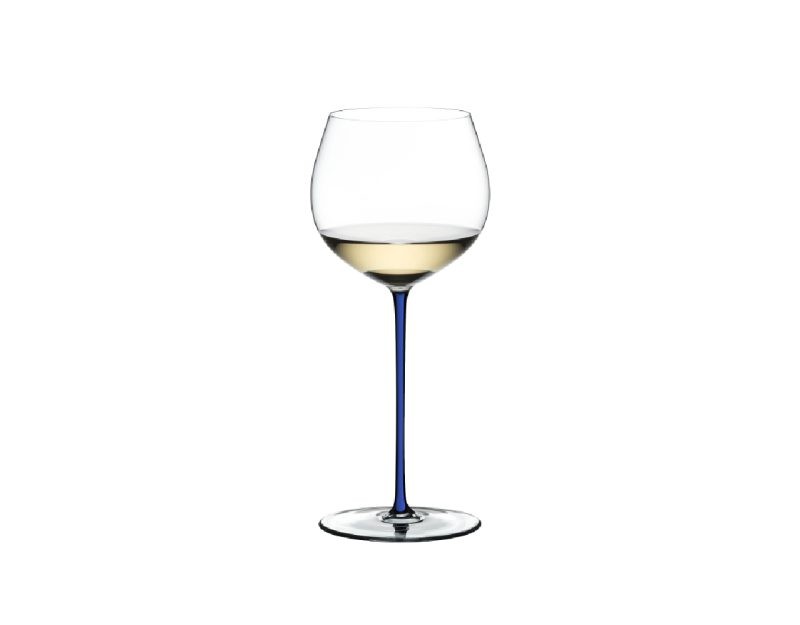 Riedel Fatto A Mano Oaked Chardonnay Dark Blue