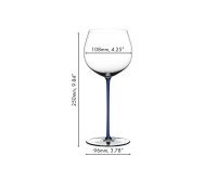 Riedel Fatto A Mano Oaked Chardonnay Dark Blue