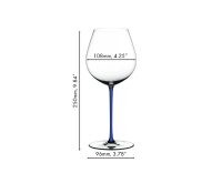 Riedel Fatto A Mano Old World Pinot Noir Blue