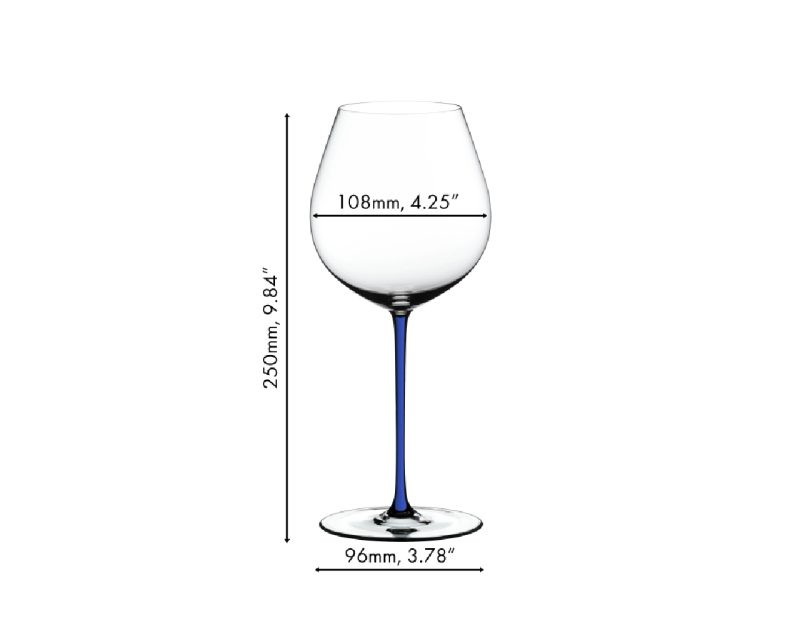 Riedel Fatto A Mano Old World Pinot Noir Blue