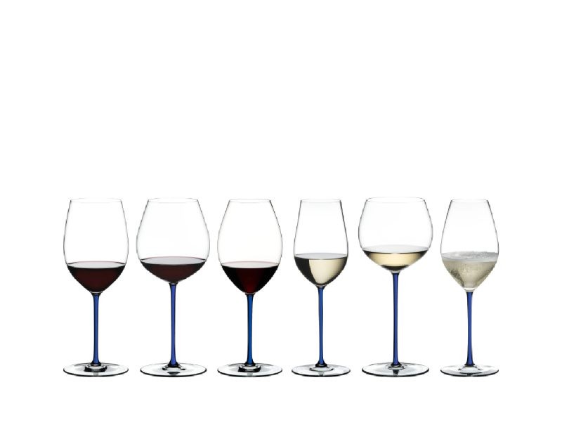 Riedel Fatto A Mano Old World Pinot Noir Blue