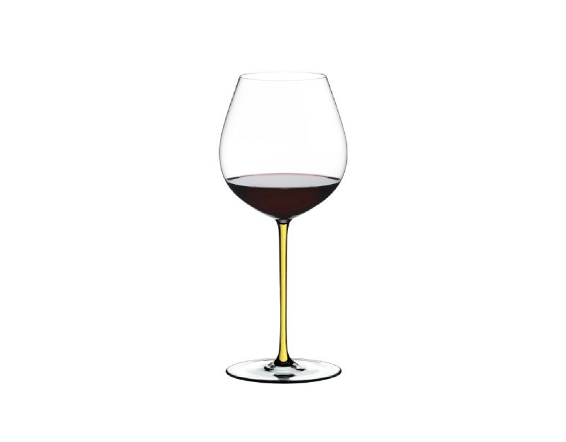 Riedel Fatto A Mano Old World Pinot Noir Yellow