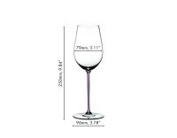 Riedel Fatto A Mano Riesling/Zinfandel Opal Violet