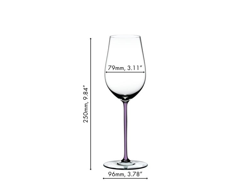 Riedel Fatto A Mano Riesling/Zinfandel Opal Violet
