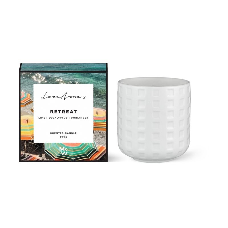 Maxwell & Williams Love Anna Scentimental Fragrance Candle 100g Retreat Gift Boxed