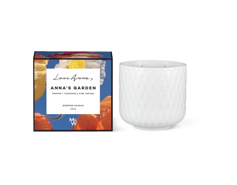 Maxwell & Williams Love Anna Scentimental Fragrance Candle 325g Anna's Garden Gift Boxed
