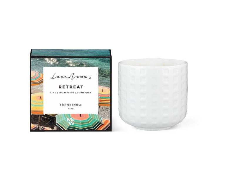 Maxwell & Williams Love Anna Scentimental Fragrance Candle 325g Retreat Gift Boxed