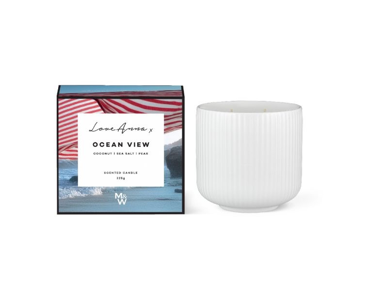 Maxwell & Williams Love Anna Scentimental Fragrance Candle 325g Ocean View Gift Boxed