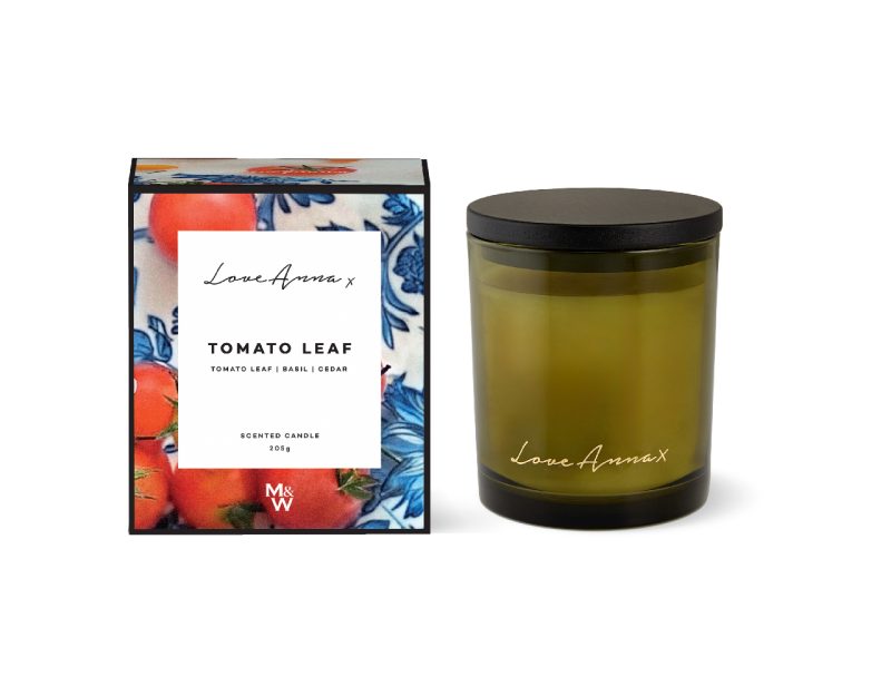 Maxwell & Williams Love Anna Kitchen Delights Fragrance Candle 205g Tomato Leaf Gift Boxed
