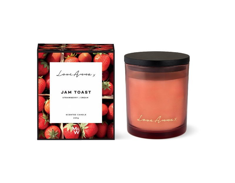 Maxwell & Williams Love Anna Kitchen Delights Fragrance Candle 205g Jam Toast Gift Boxed