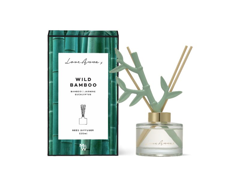 Maxwell & Williams Love Anna Botanika Diffuser 150ML Wild Bamboo Gift Boxed