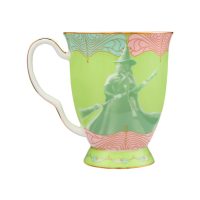 Maxwell & Williams Wicked Pink Goes Good With Green Footed Mug 300ML Elphaba Gift Boxed