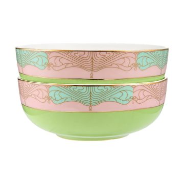Maxwell & Williams Wicked Pink Goes Good With Green Bowl 12.5x5cm Elphaba Gift Boxed (Set of 2)