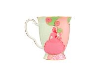 Maxwell & Williams Wicked Pink Goes Good With Green Footed Mug 300ML Glinda Gift Boxed