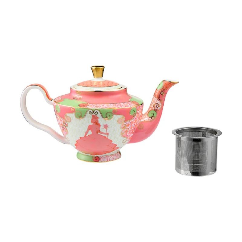 Maxwell & Williams Wicked Pink Goes Good With Green 5pc Tea Set Glinda Gift Boxed